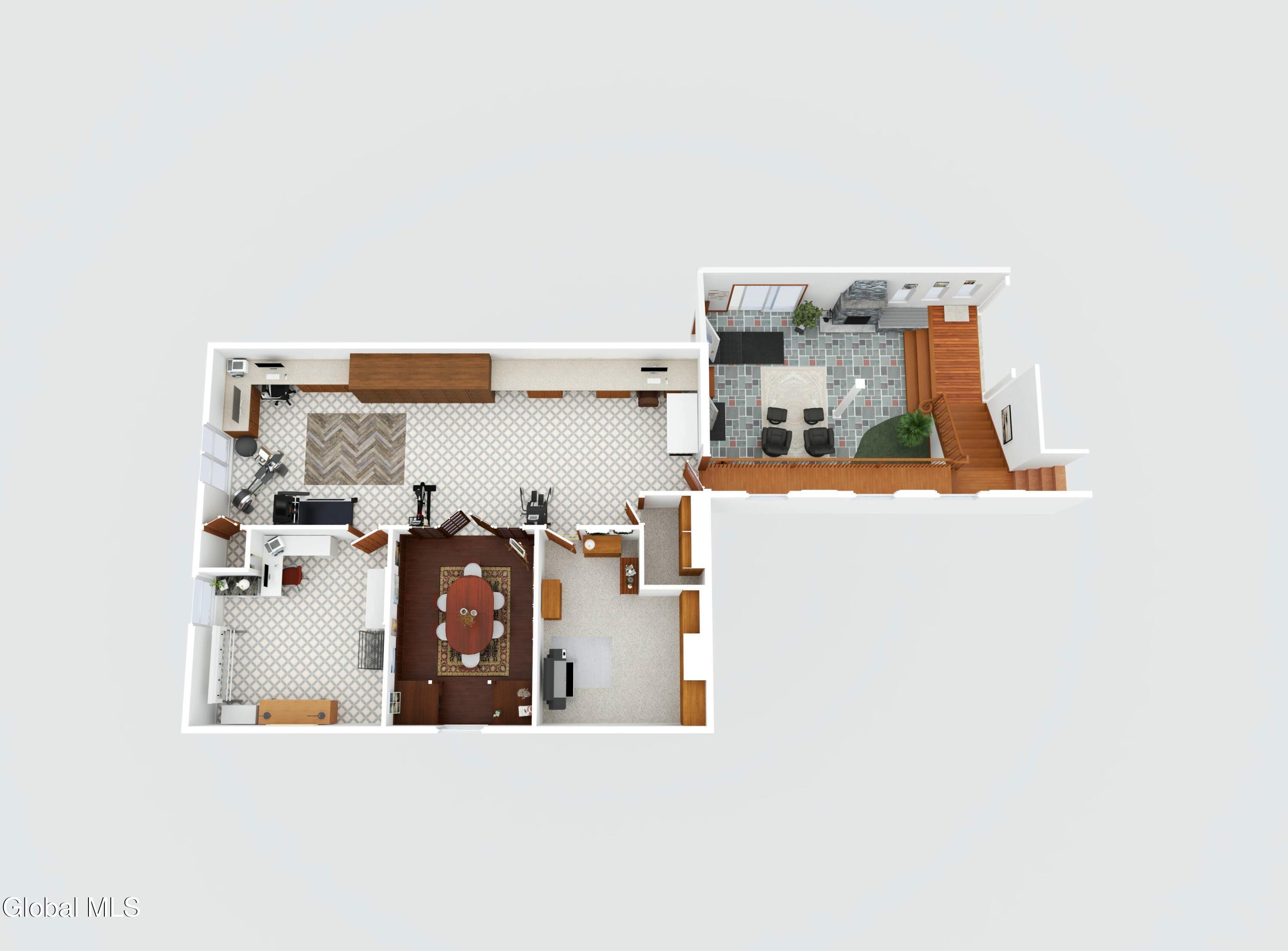 5214 Highway 145 Cobleskill, NY 12043 - Photo 54 of 55 3D Floor Plan 2nd Floor Addition