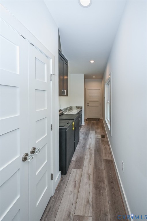 4141 Charles City Road Henrico, VA 23231 - Photo 24 of 35 a view of a kitchen cabinets and wooden floor