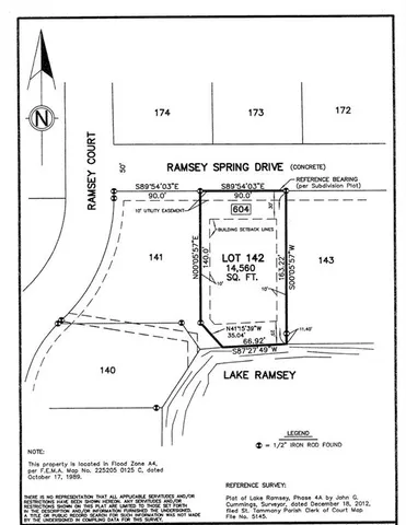 $105,000 | 604 Ramsey Spring Drive, Covington, LA 70435
