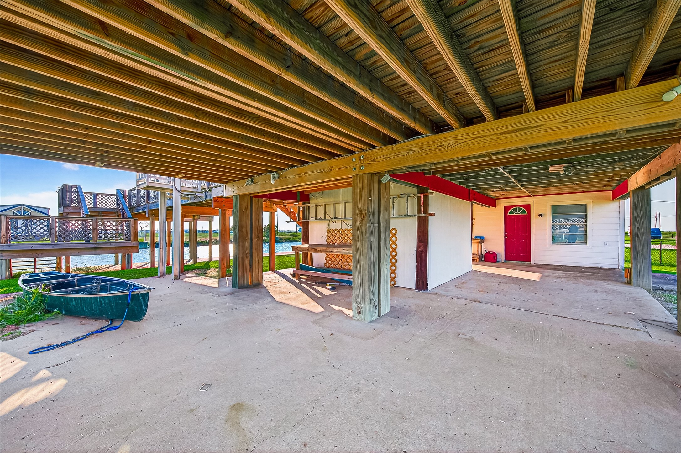 1870 Hall Road Sargent, TX 77414 - Photo 7 of 50 a view of basketball room