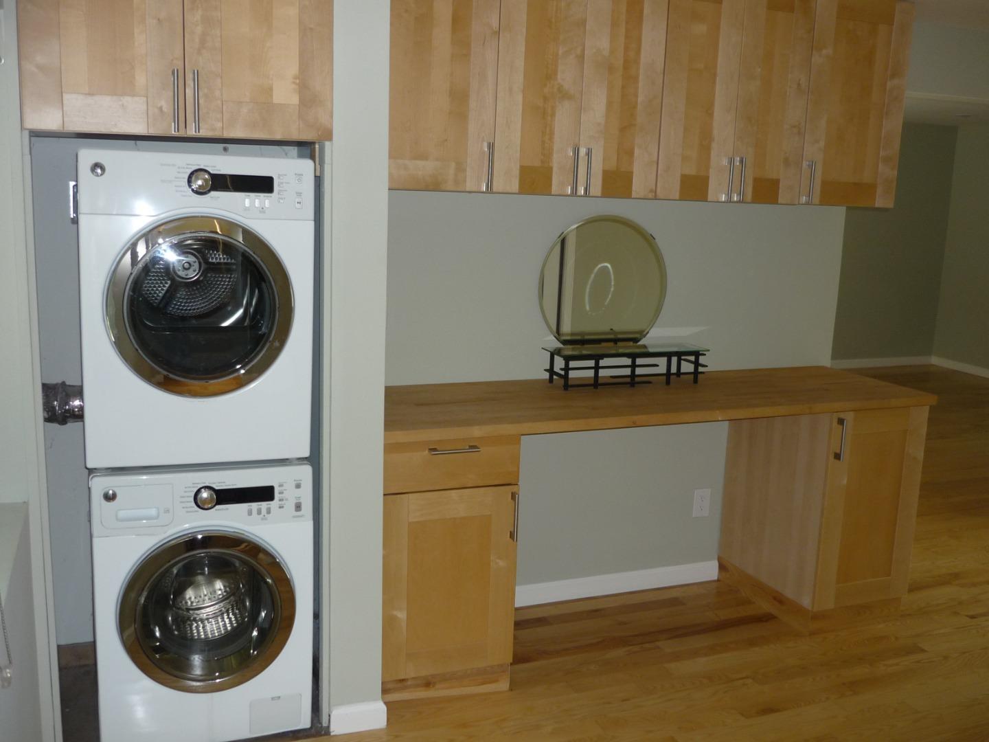 254 Swett Road Woodside, CA 94062 - Photo 14 of 24 a utility room with sink dryer and washer