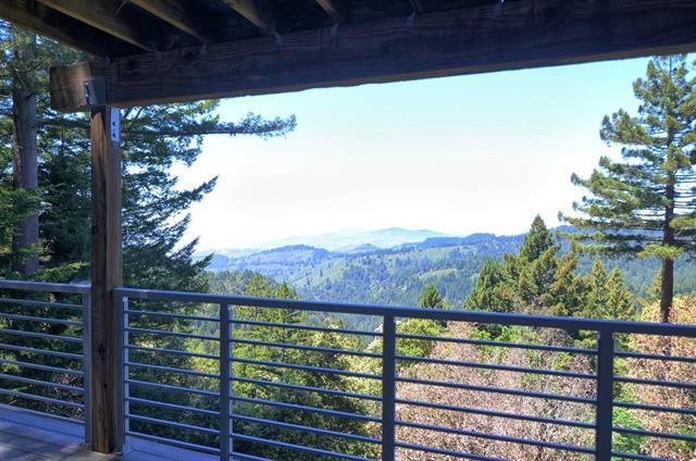 254 Swett Road Woodside, CA 94062 - Photo 18 of 24 a view of a city from a balcony