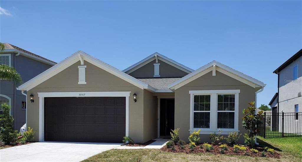 30517 Pecan Valley Loop Wesley Chapel, FL 33543 - Photo 1 of 15 a front view of a house with a yard