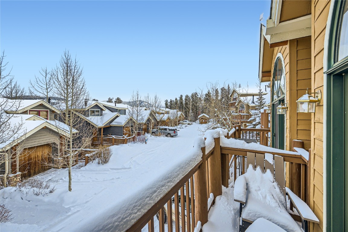 400 Kings Crown Road, Unit 400 Breckenridge, CO 80424 - Photo 28 of 40 a view of a city from balcony