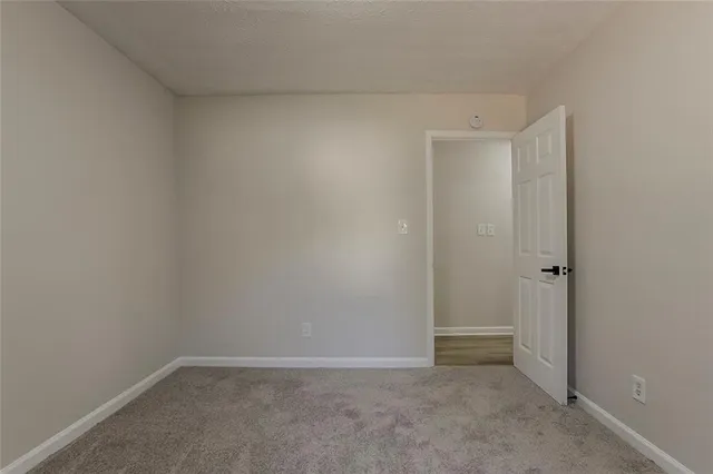 a view of an empty room