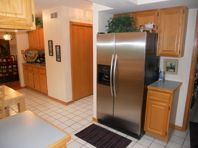 97 Monee Road Park Forest, IL 60466 - Photo 6 of 25 a metallic refrigerator freezer sitting in a kitchen
