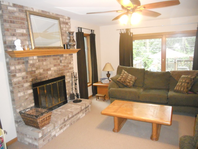 97 Monee Road Park Forest, IL 60466 - Photo 9 of 25 a living room with furniture and a fireplace