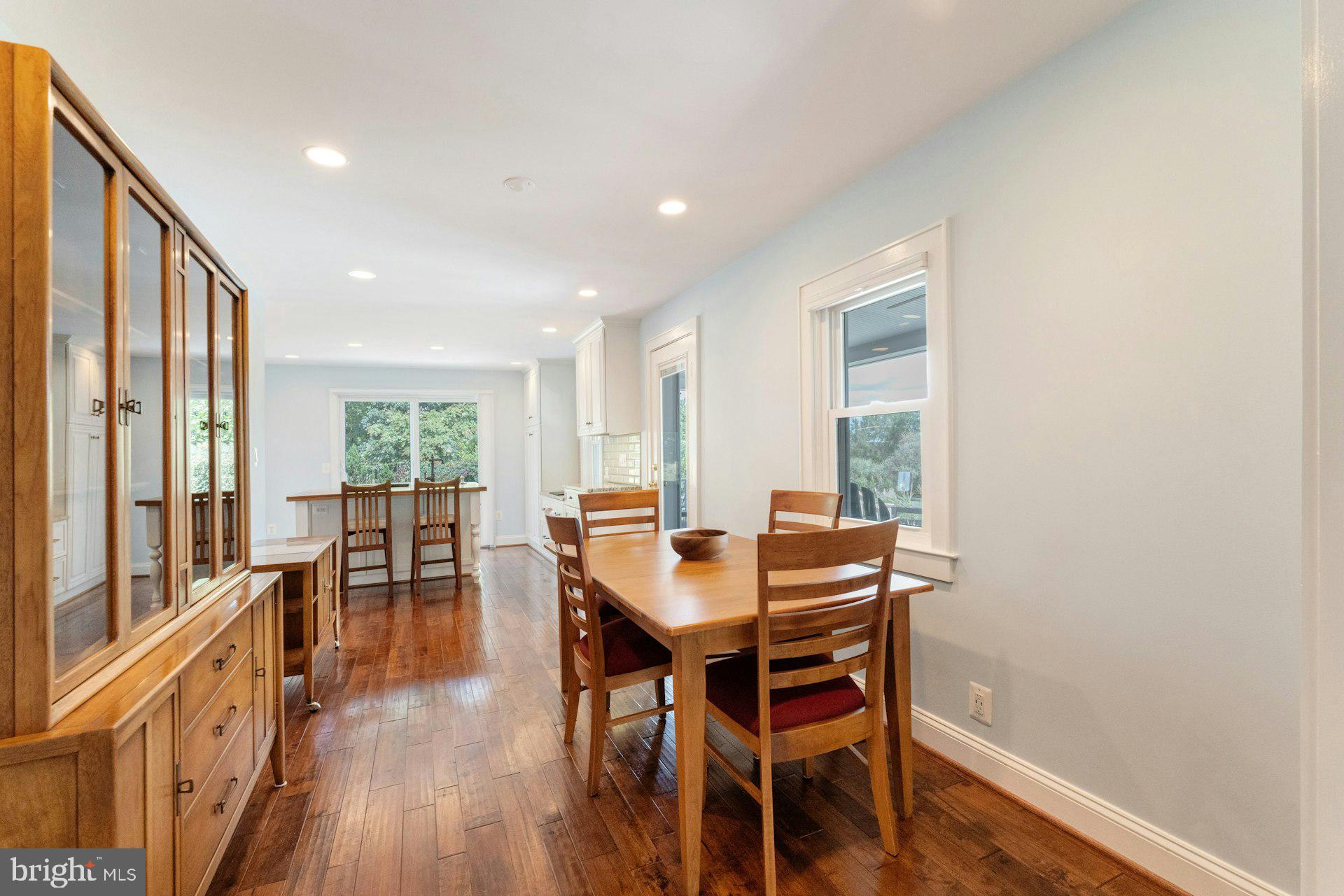 16555 Old Waterford Road Paeonian Springs, VA 20129 - Photo 24 of 92 a view of a dining room with furniture window and wooden floor