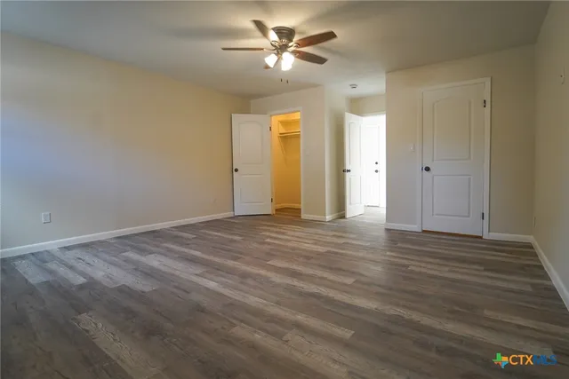 wooden floor in an empty room