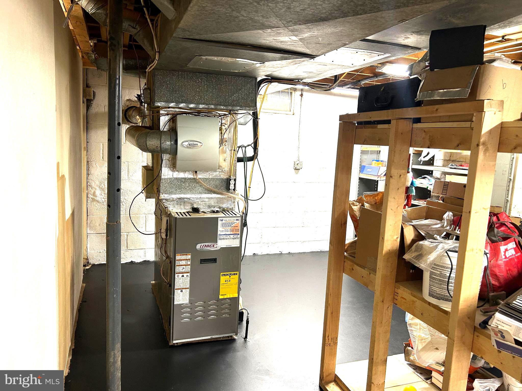 1815 Manchester Road Westminster, MD 21157 - Photo 33 of 45 Basement utility area with furnace.