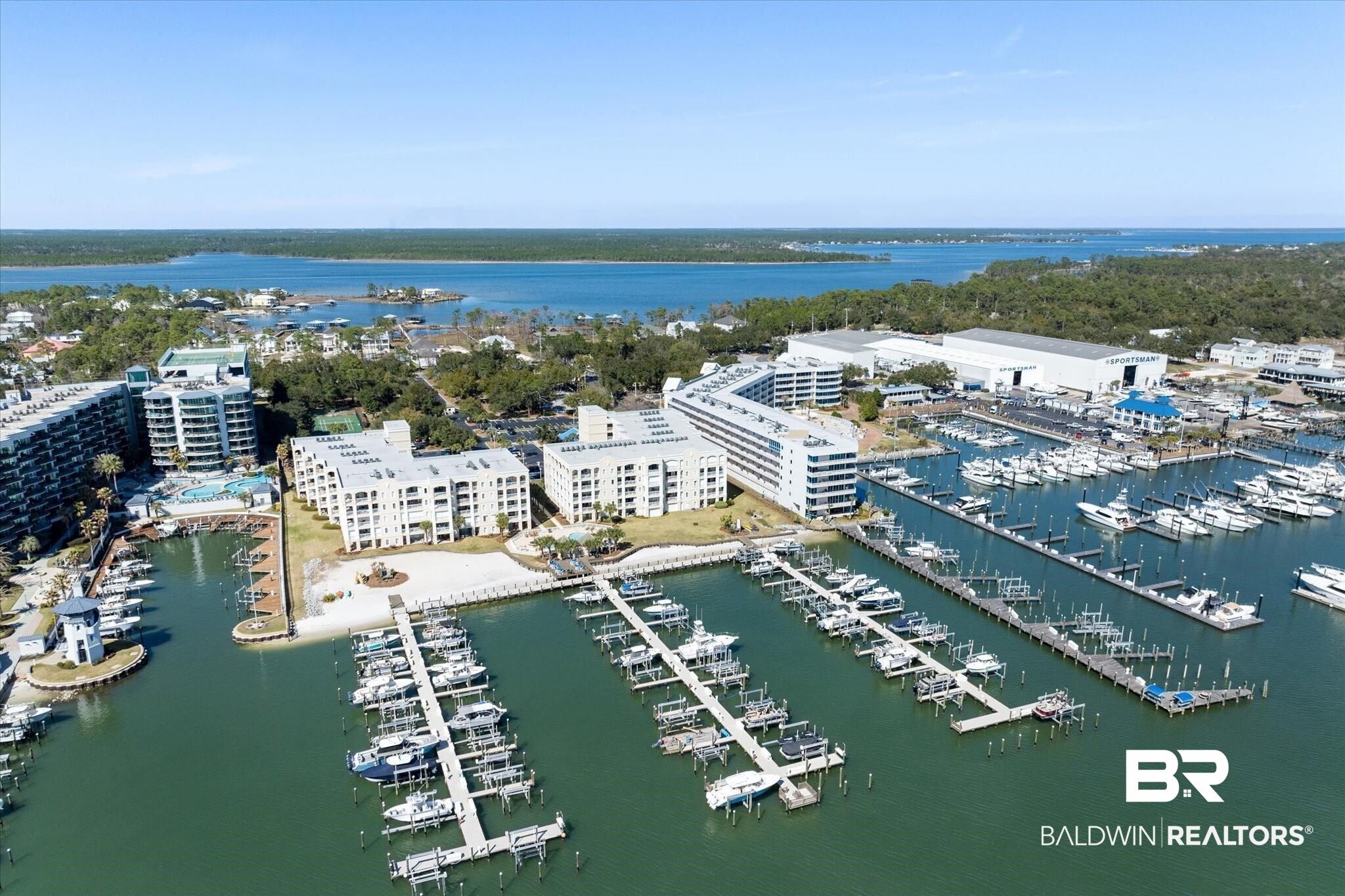 27770 Canal Road, Unit 2304 Orange Beach, AL 36561 - Photo 24 of 30 Bird's eye view with a water view