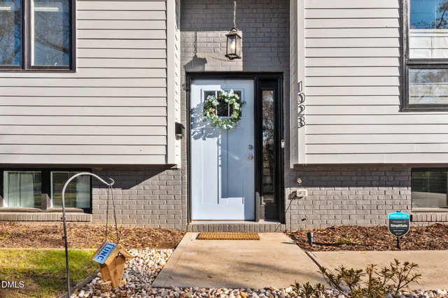 a view of a livingroom with furniture and wooden floor