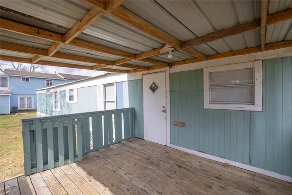 a view of a balcony