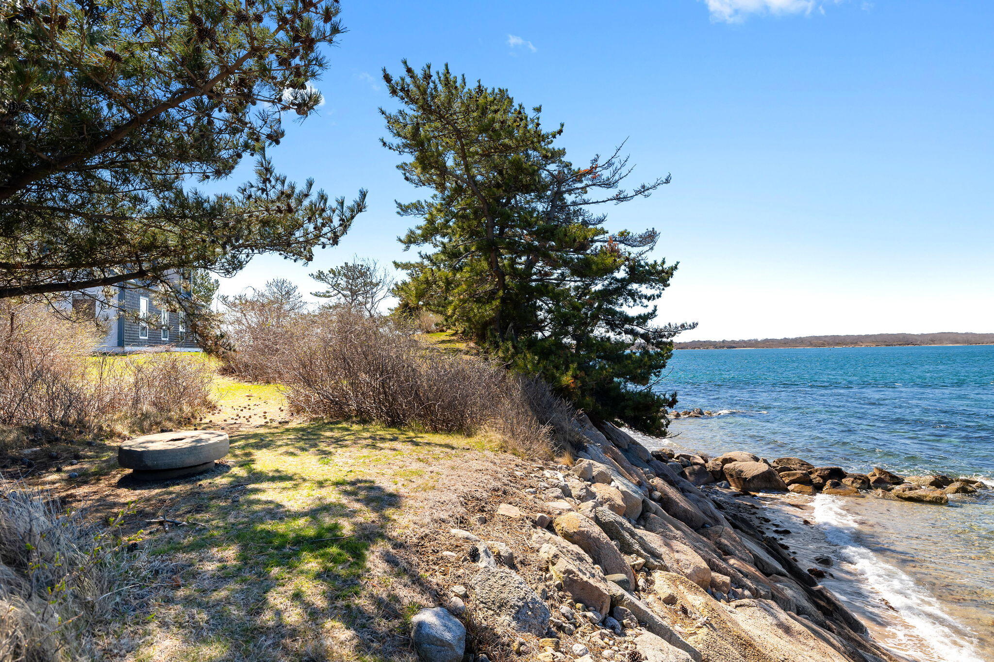 169 Penzance Road Woods Hole, MA 02543 - Photo 40 of 41 a view of a yard with an outdoor space