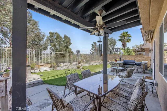 a view of a chairs in a balcony