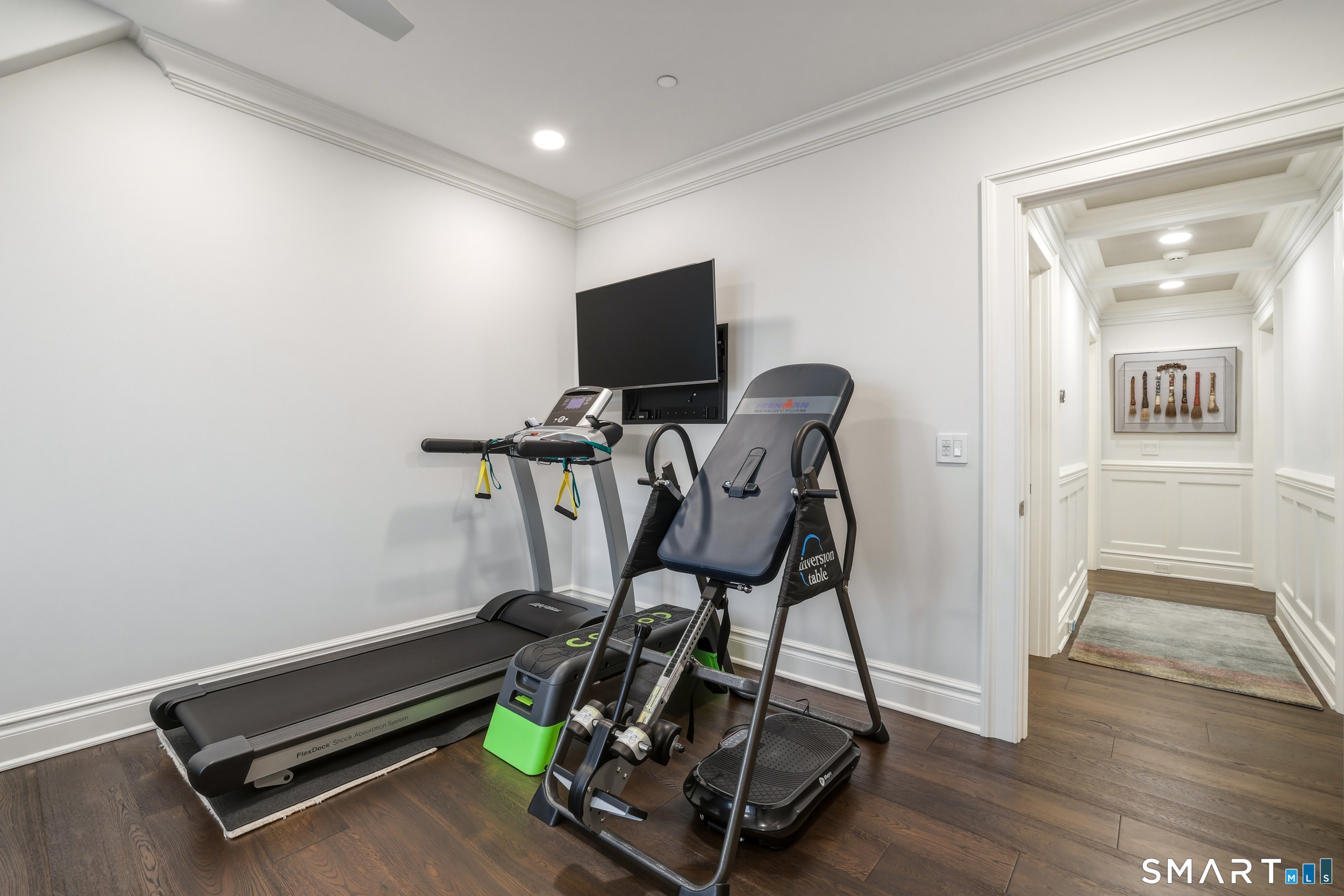 66 High Street, Unit 38 Guilford, CT 06437 - Photo 29 of 40 a view of a room with gym equipment