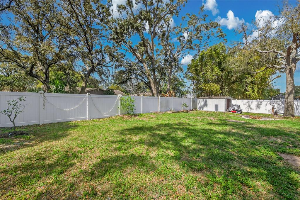 1429 Laredo Avenue Spring Hill, FL 34608 - Photo 25 of 28 a view of a backyard with large trees