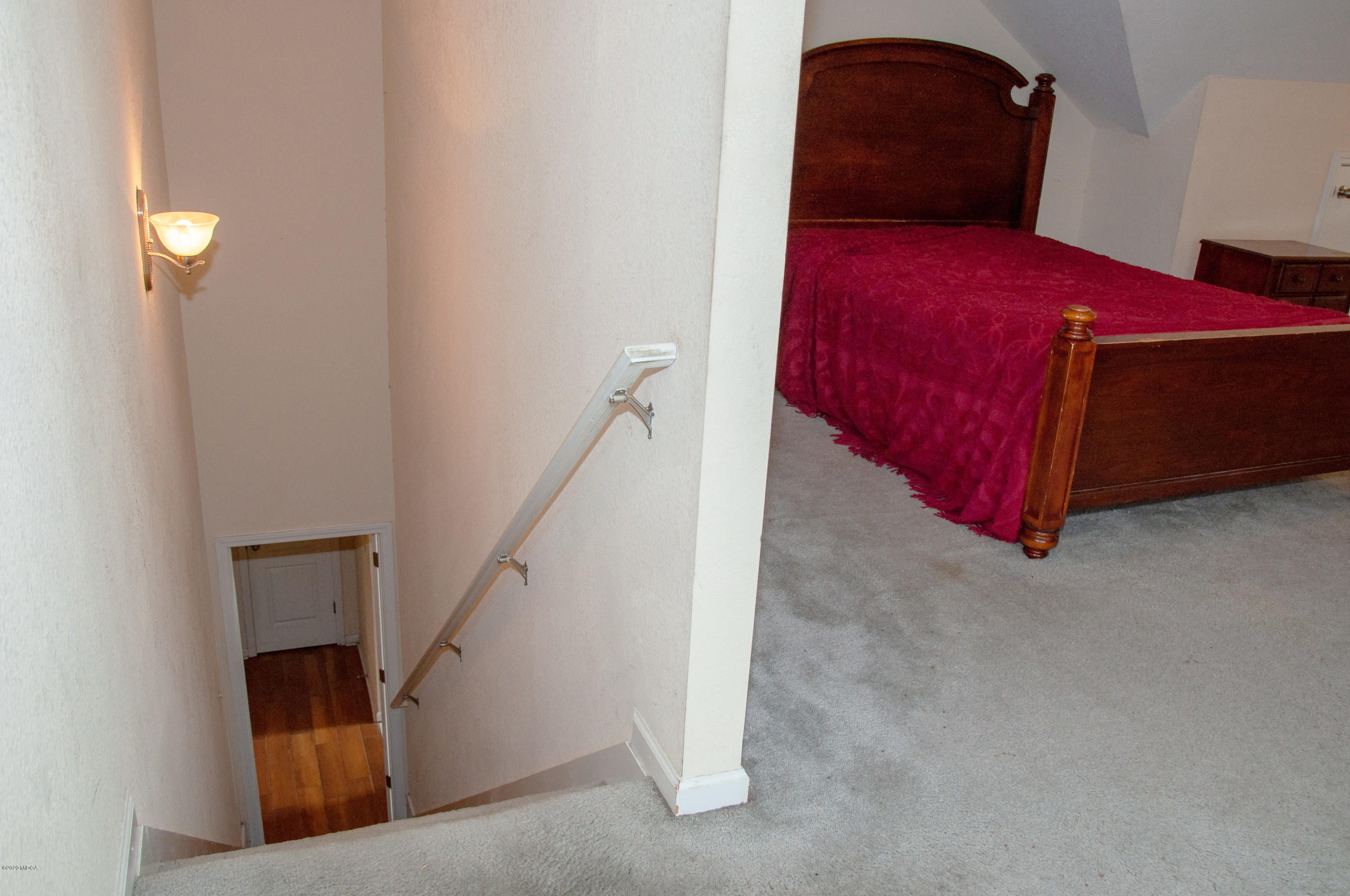 480 Bob White Road Macon, GA 31216 - Photo 22 of 28 a view of a hallway with staircase