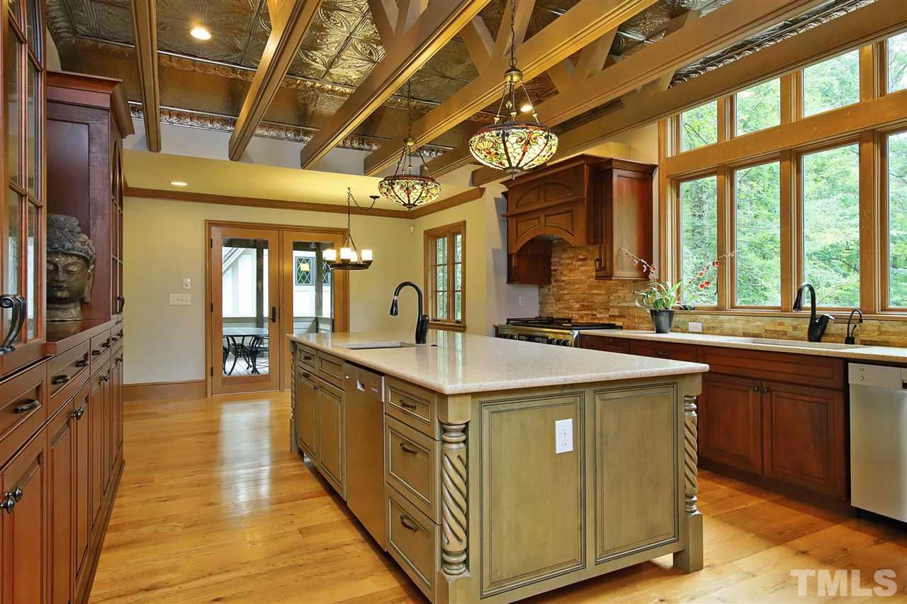 3411 Dover Road Durham, NC 27707 - Photo 11 of 29 The kitchen ceiling must be see in person to appreciate.