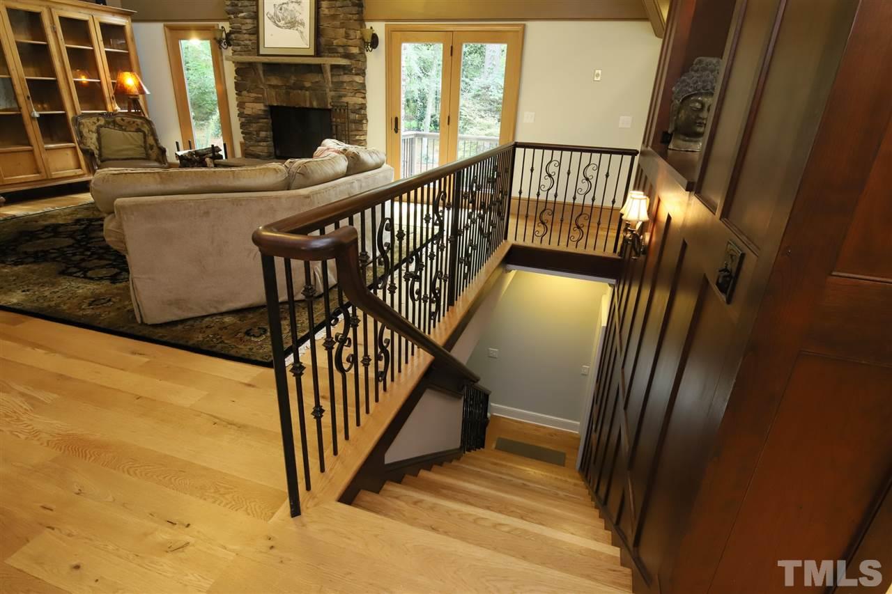 3411 Dover Road Durham, NC 27707 - Photo 17 of 29 Follow the stairs to the lower level