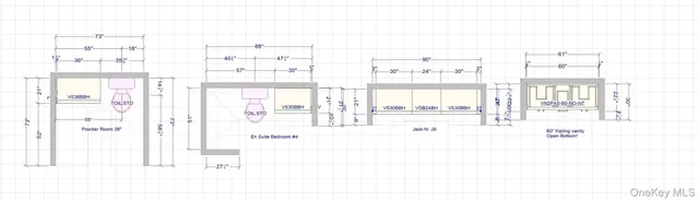 a view of dirt field with trees in background