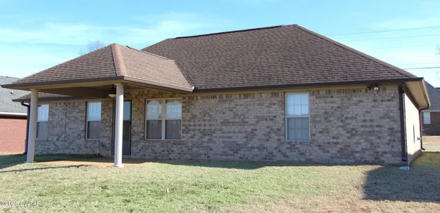 a backyard of a house