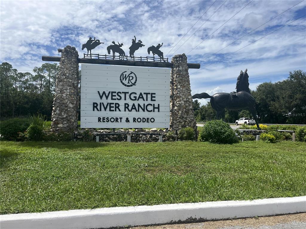 112 East Appaloosa Trail River Ranch, FL 33867 - Photo 10 of 10 a view of a sign in front of a house