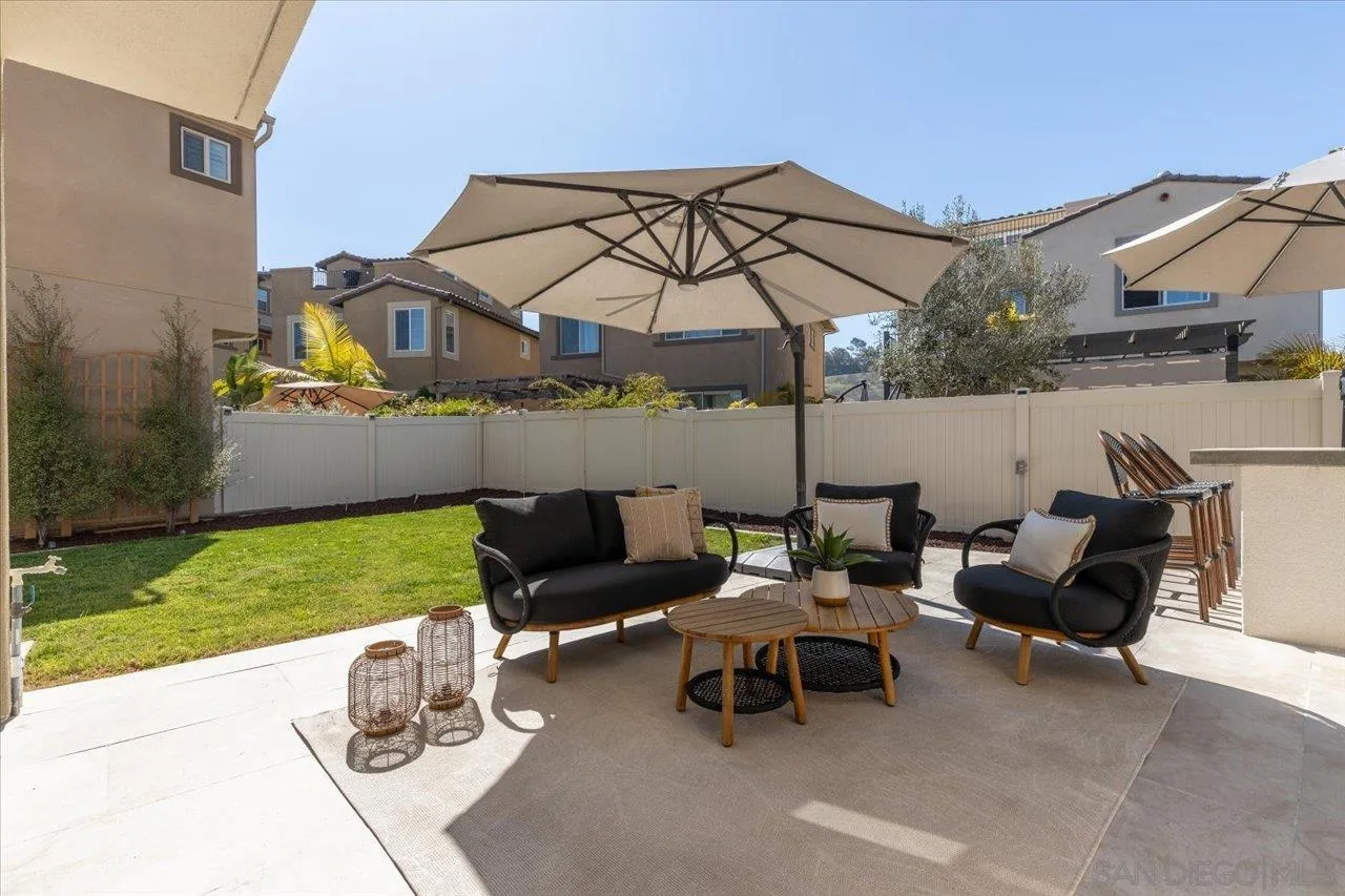 3008 Estero Road Carlsbad, CA 92010 - Photo 27 of 47 a backyard of a house with table and chairs