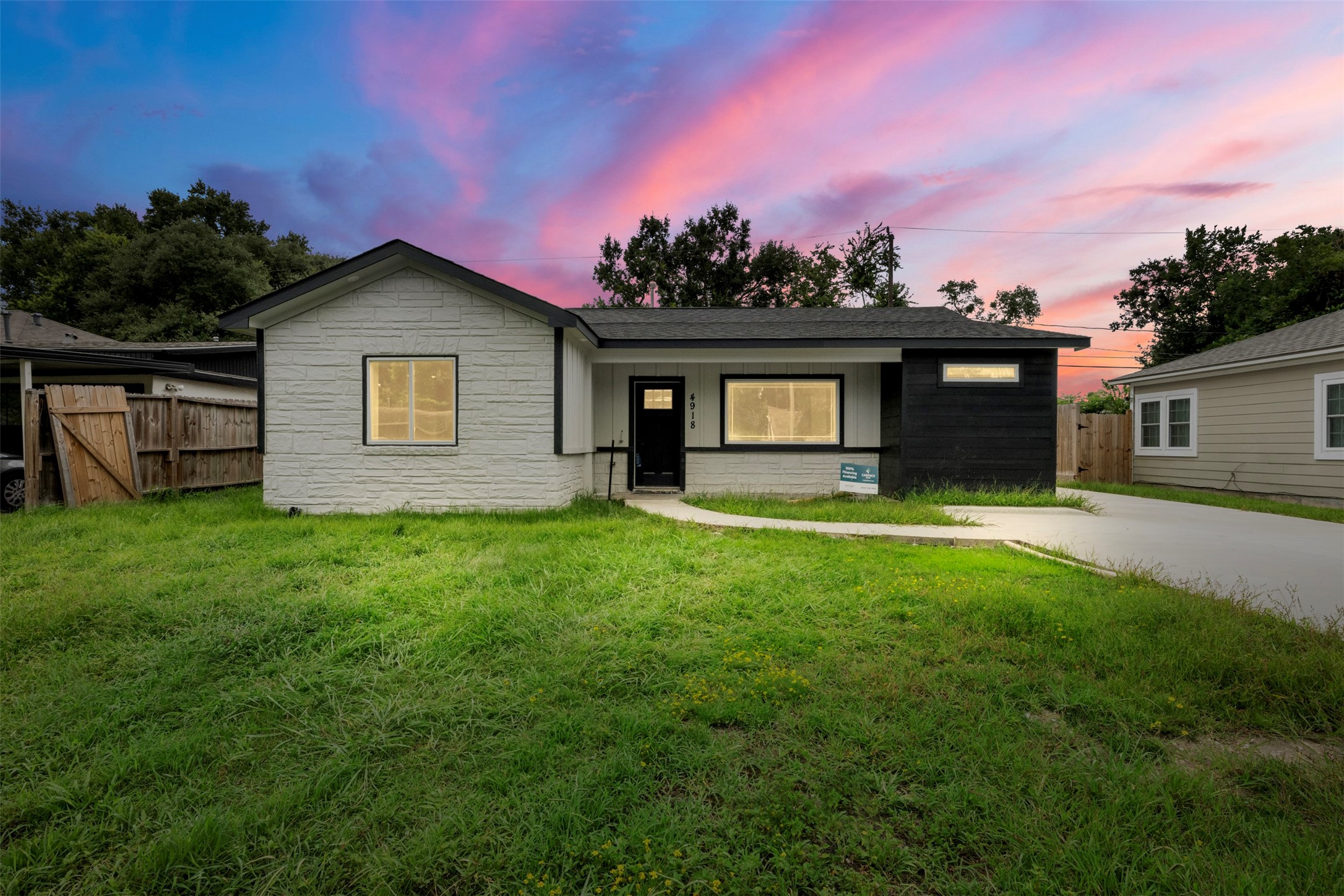 4918 Culmore Drive Houston, TX 77021 - Photo 12 of 13 Step into modern living with this newly constructed home, featuring an inviting extended driveway that welcomes you home.