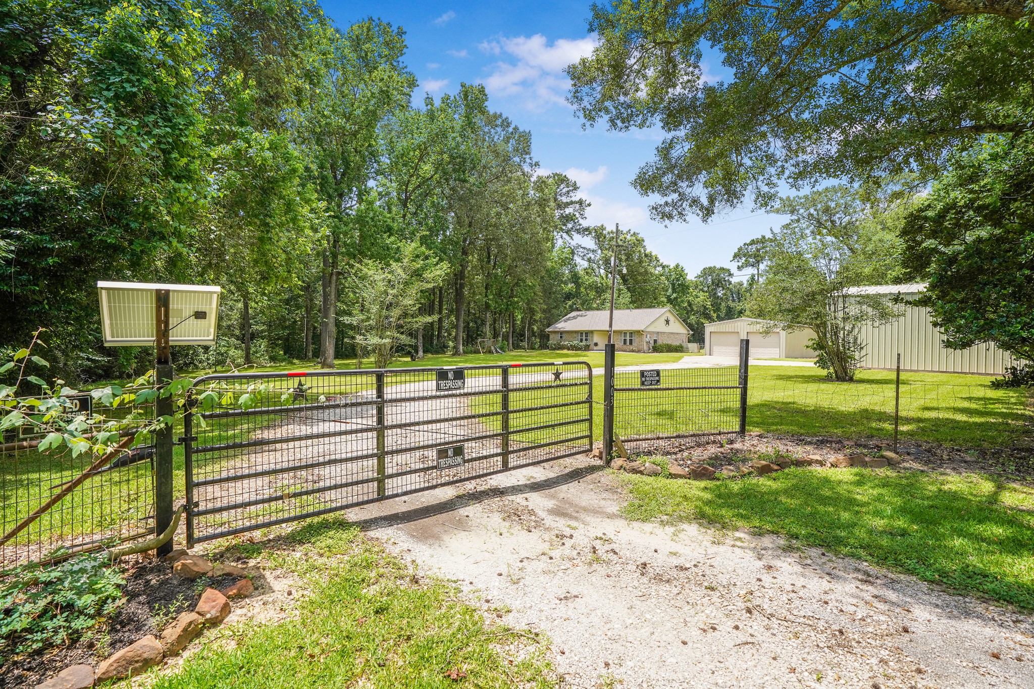 1003 Cherry Creek Road Dayton, TX 77535 - Photo 3 of 45 Gated and tucked away.