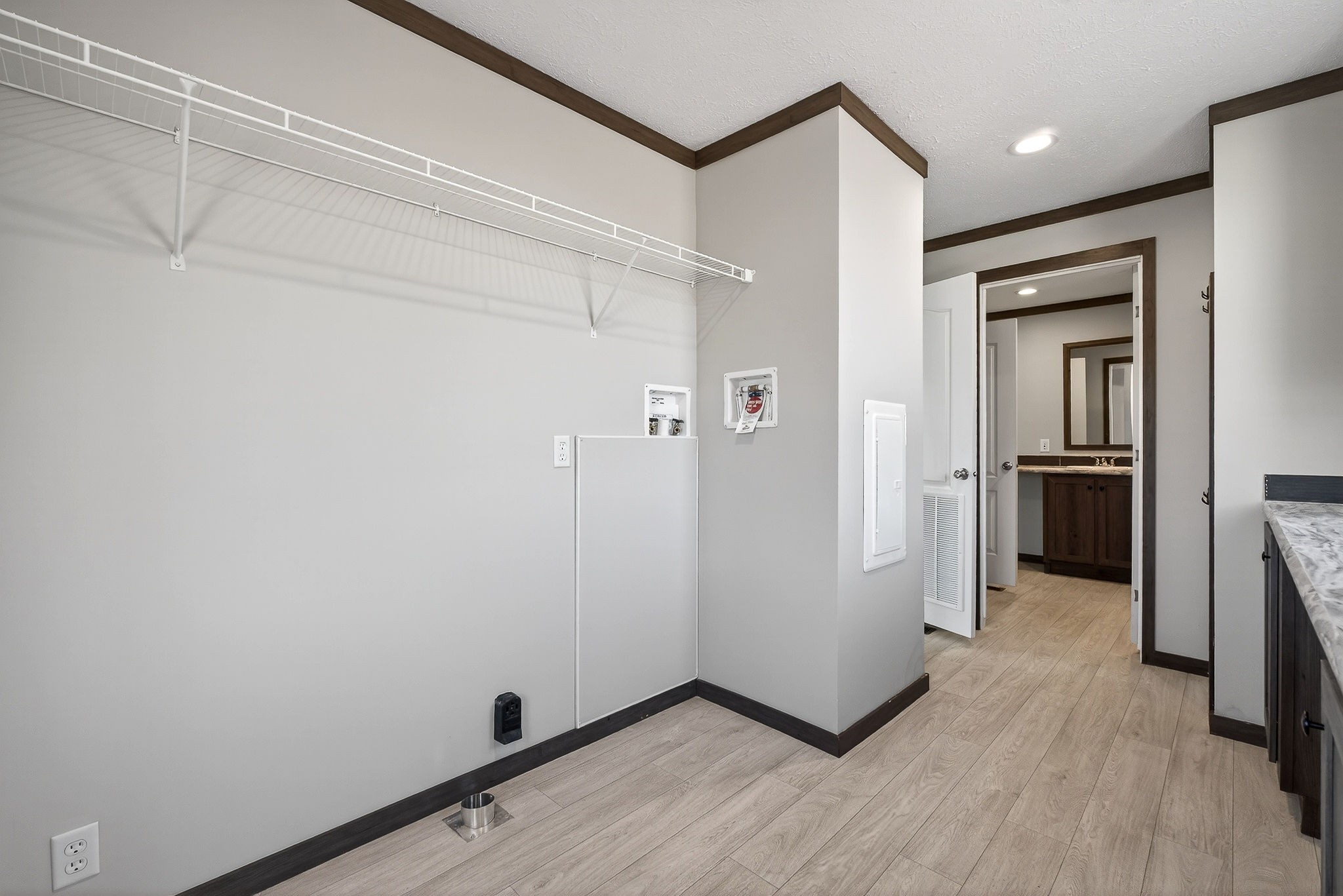 3881 Shellsford Road McMinnville, TN 37110 - Photo 9 of 44 a view of a hallway with wooden floor