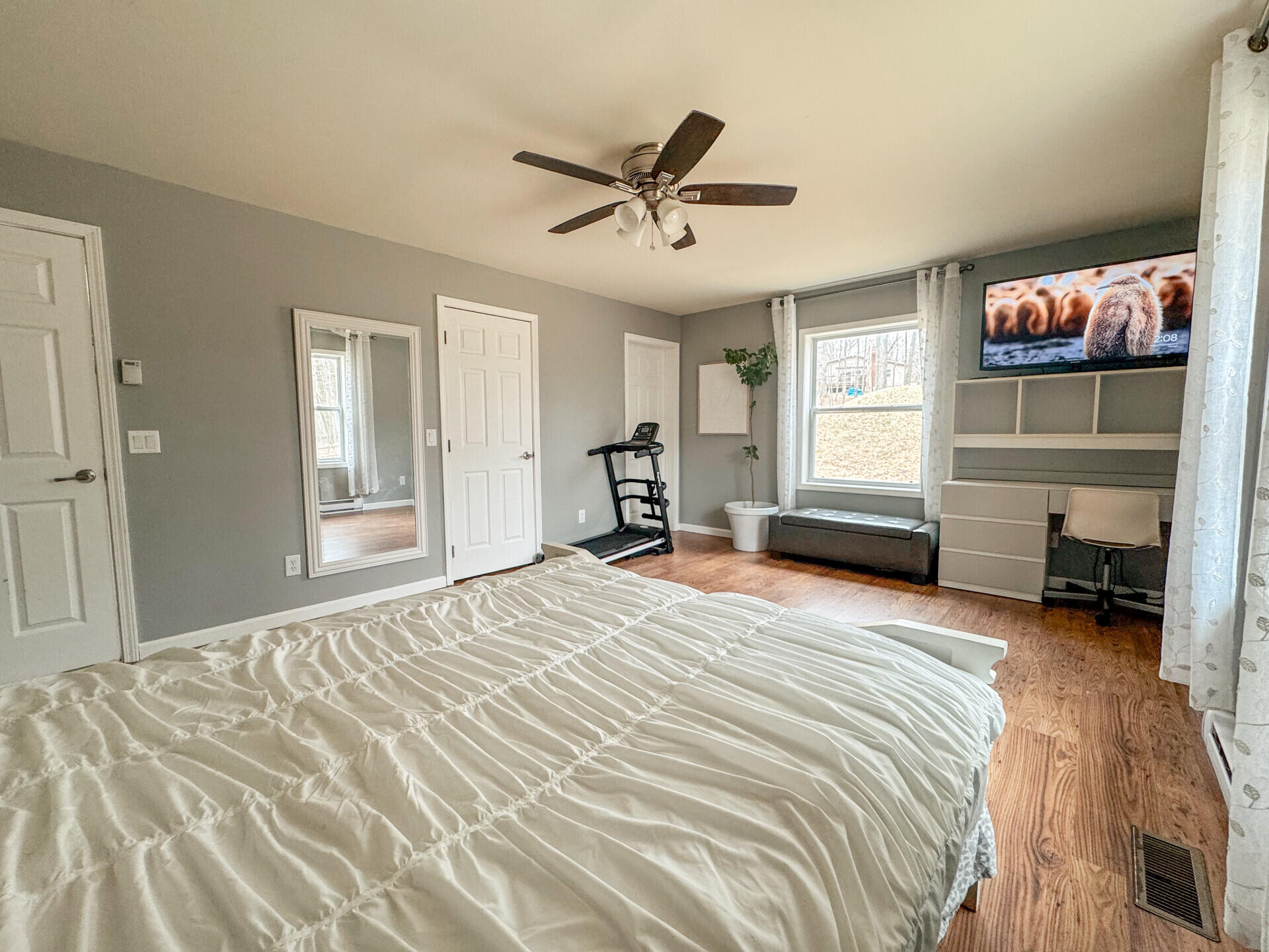 2236 Eagle Path Bushkill, PA 18324 - Photo 13 of 30 a bedroom with a bed and a window