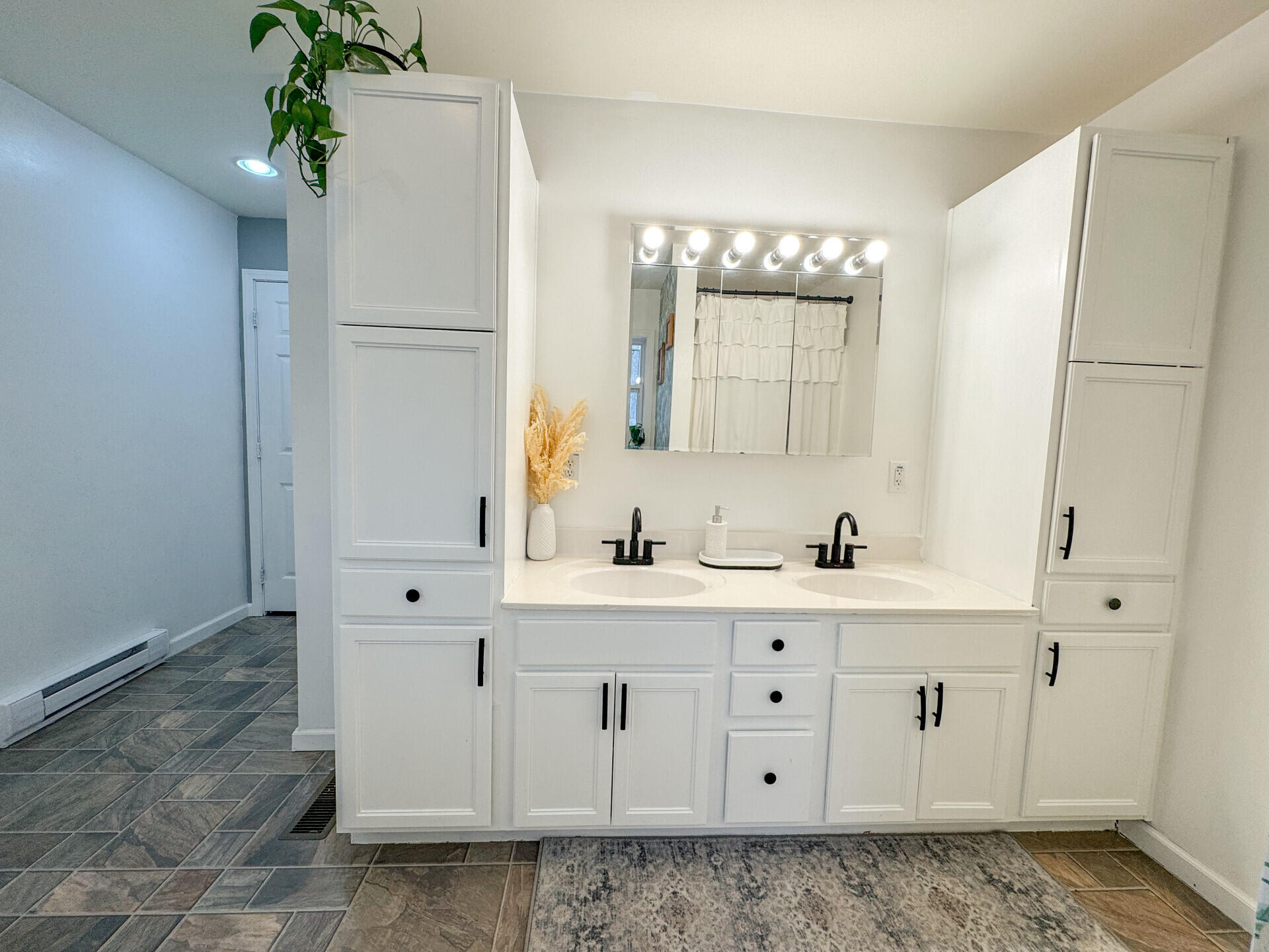 2236 Eagle Path Bushkill, PA 18324 - Photo 16 of 30 a bathroom with a sink and a mirror