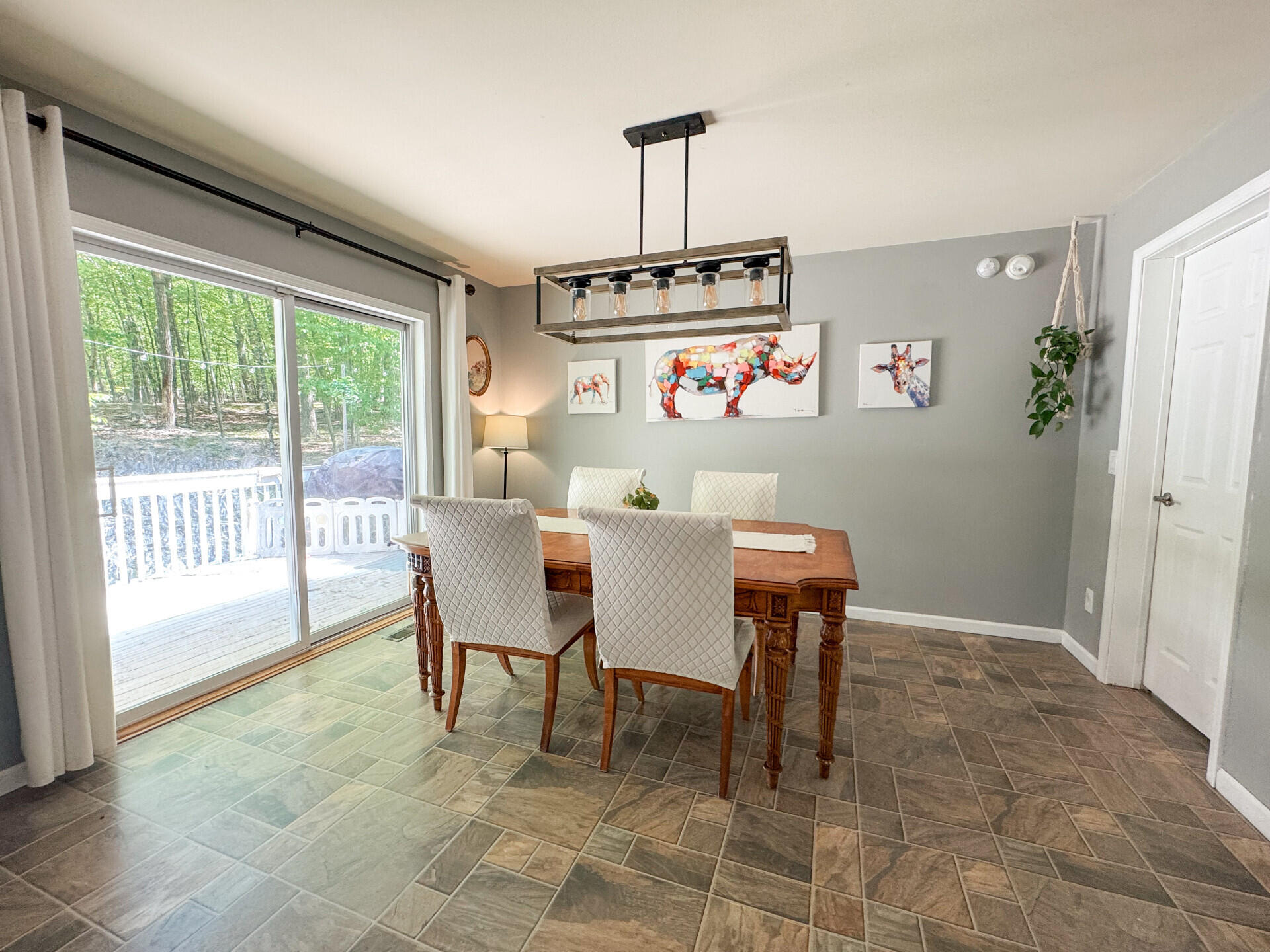 2236 Eagle Path Bushkill, PA 18324 - Photo 9 of 30 a view of a dining room with furniture window and outside view