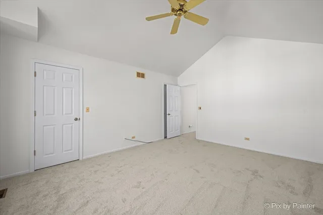 a view of an empty room