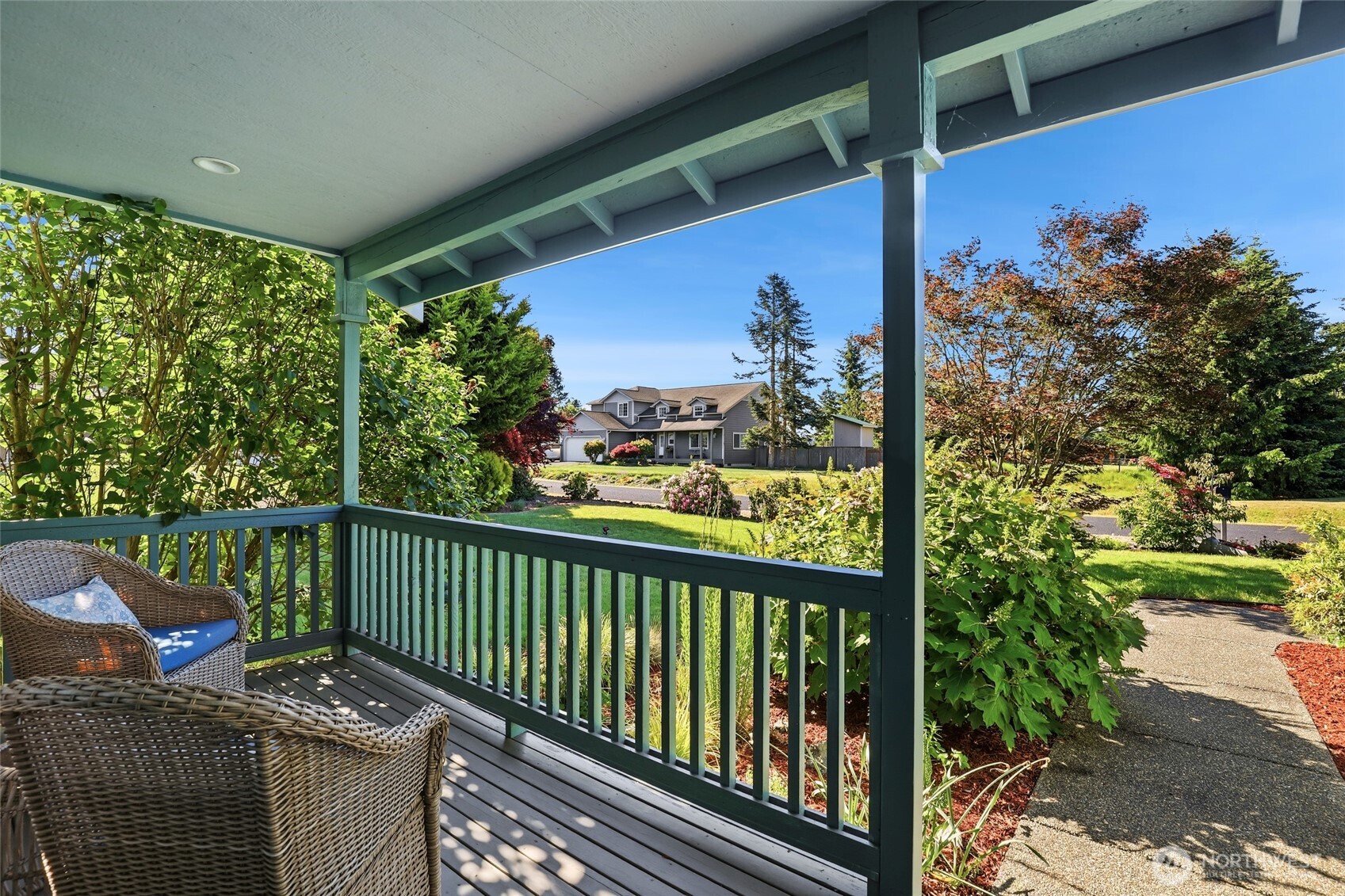 8008 188th Avenue Southwest Rochester, WA 98579 - Photo 29 of 40 a view of a balcony with chair