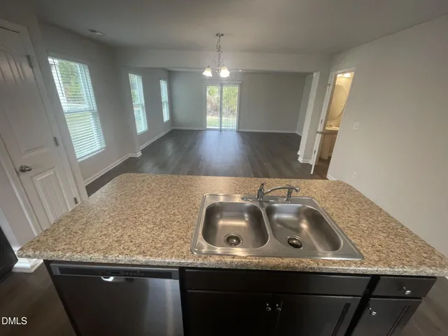 a close view of sink and tap