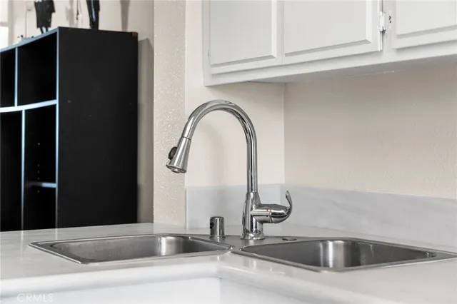 a close view of sink and tap