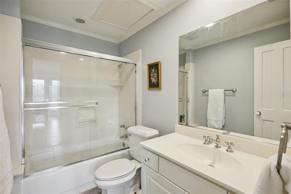 3580 Orr Road Fairview, TX 75002 - Photo 27 of 40 a bathroom with a sink toilet and shower