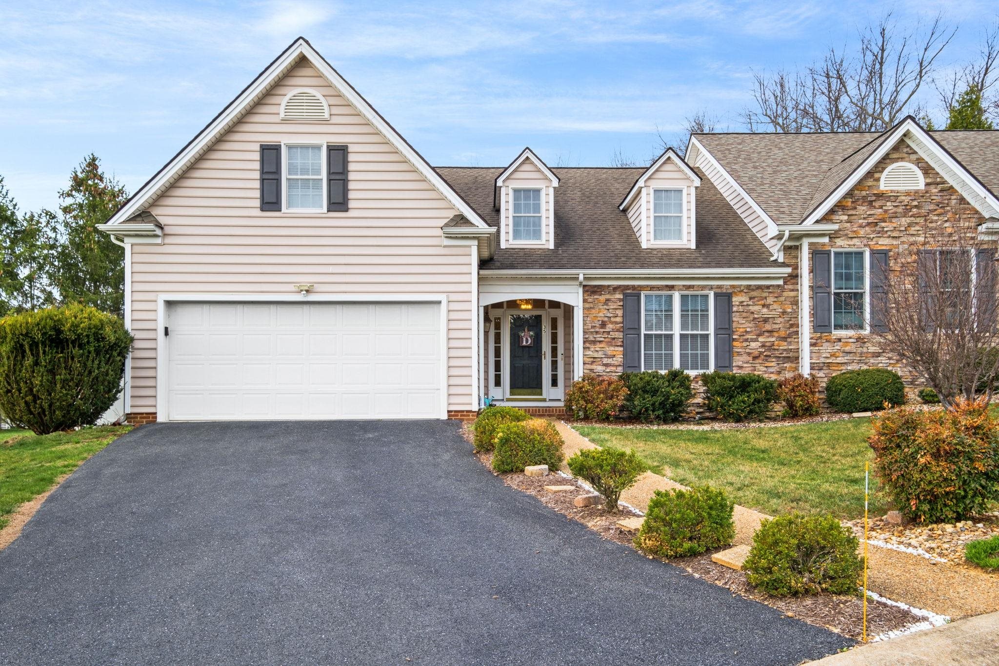 35 Buckingham Common Waynesboro, VA 22980 - Photo 2 of 33 a front view of a house with a yard and garage