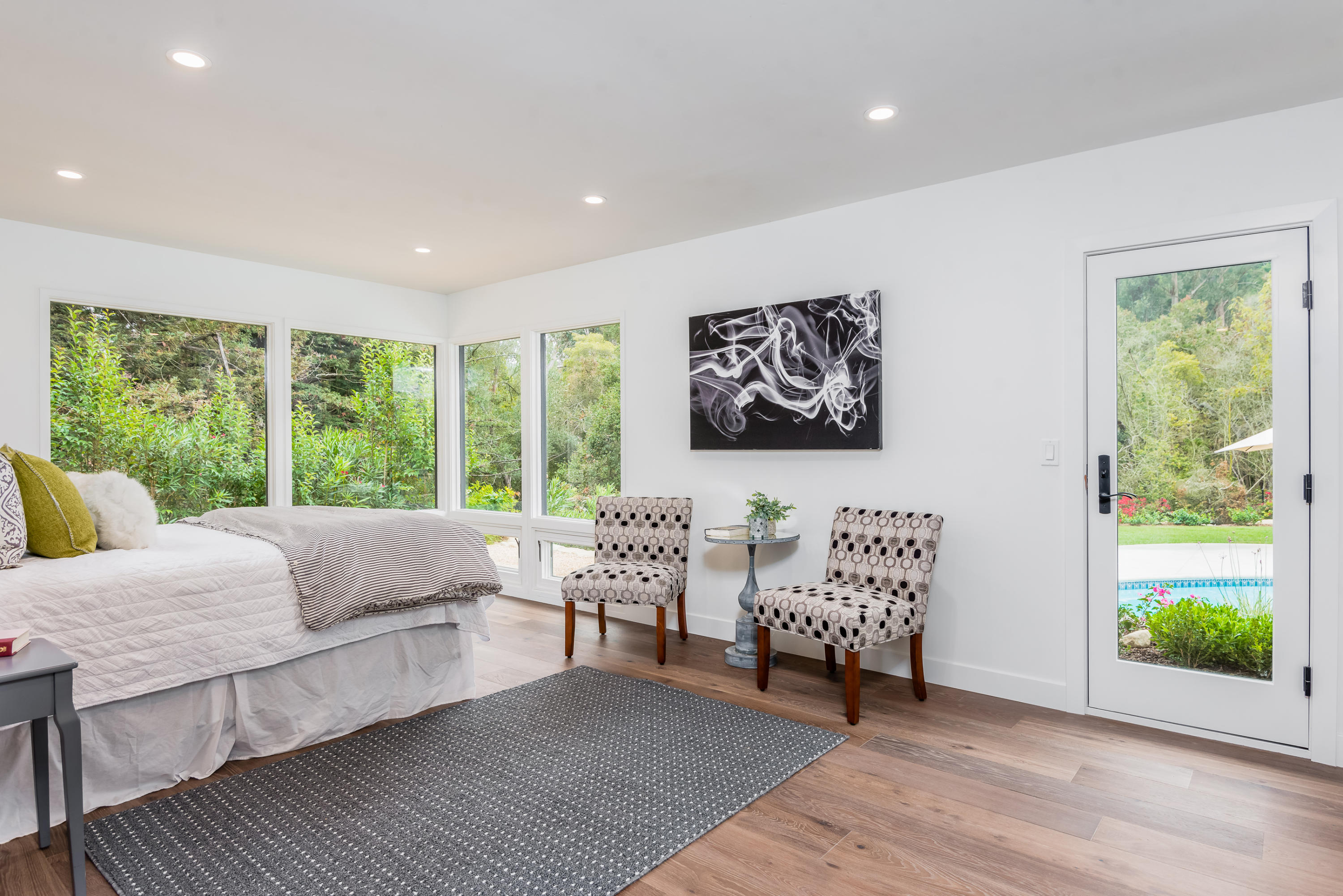 925 El Rancho Road Santa Barbara, CA 93108 - Photo 17 of 20 a living room with furniture and a large window