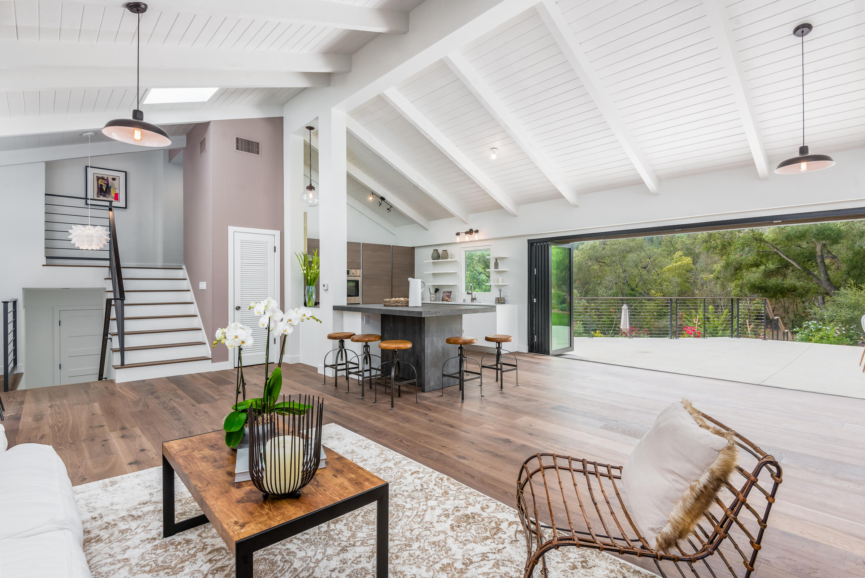 925 El Rancho Road Santa Barbara, CA 93108 - Photo 4 of 20 a living room with furniture and a large window