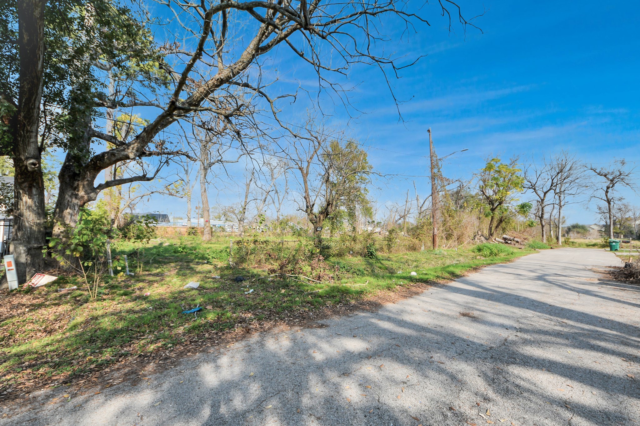 2609 Eva Street Houston, TX 77093 - Photo 13 of 22 a backyard of a house with lots of green space