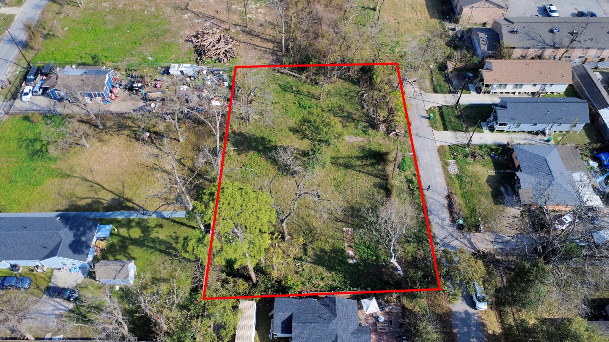 2609 Eva Street Houston, TX 77093 - Photo 16 of 22 an aerial view of a houses with outdoor space
