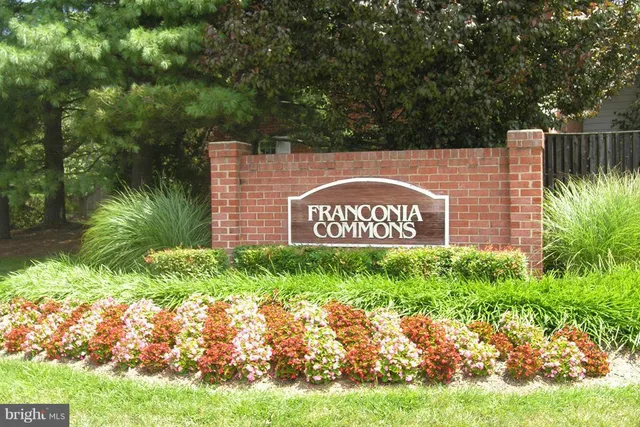 a view of outdoor space with garden and trees