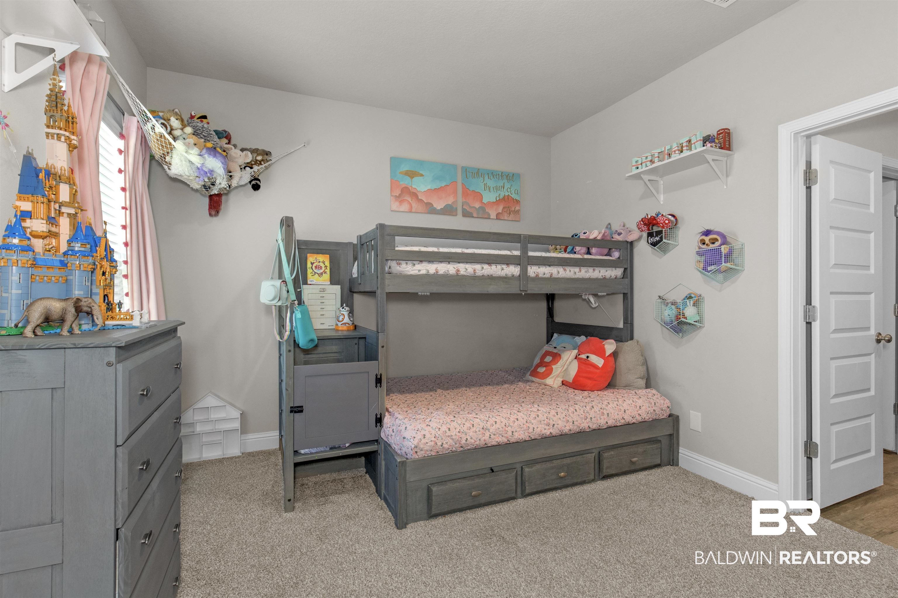 2345 Laurel Street Semmes, AL 36575 - Photo 16 of 31 Bedroom featuring light carpet and baseboards