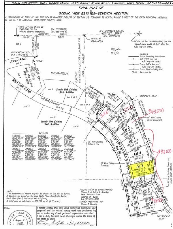 Lot 6 Red Oak Road Decorah, IA 52101 - Photo 1 of 1 Gallery Image 1