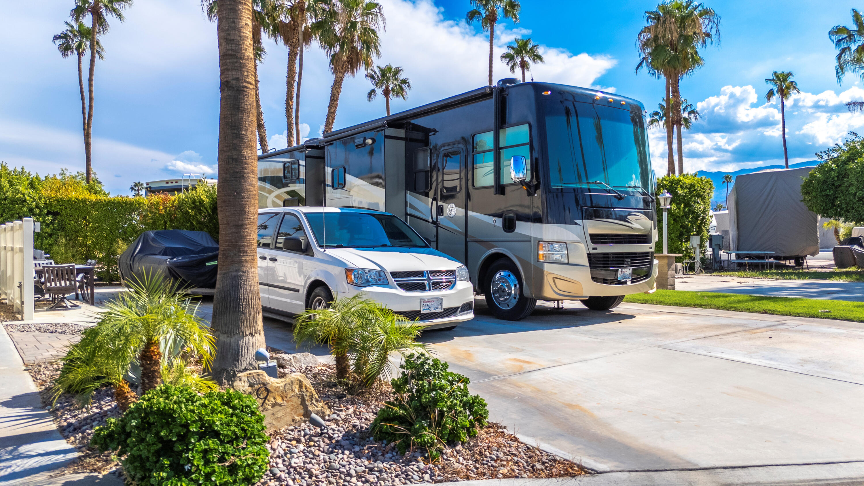 69411 Ramon Road, Unit 69 Cathedral City, CA 92234 - Photo 14 of 48 a car parked in front of a house