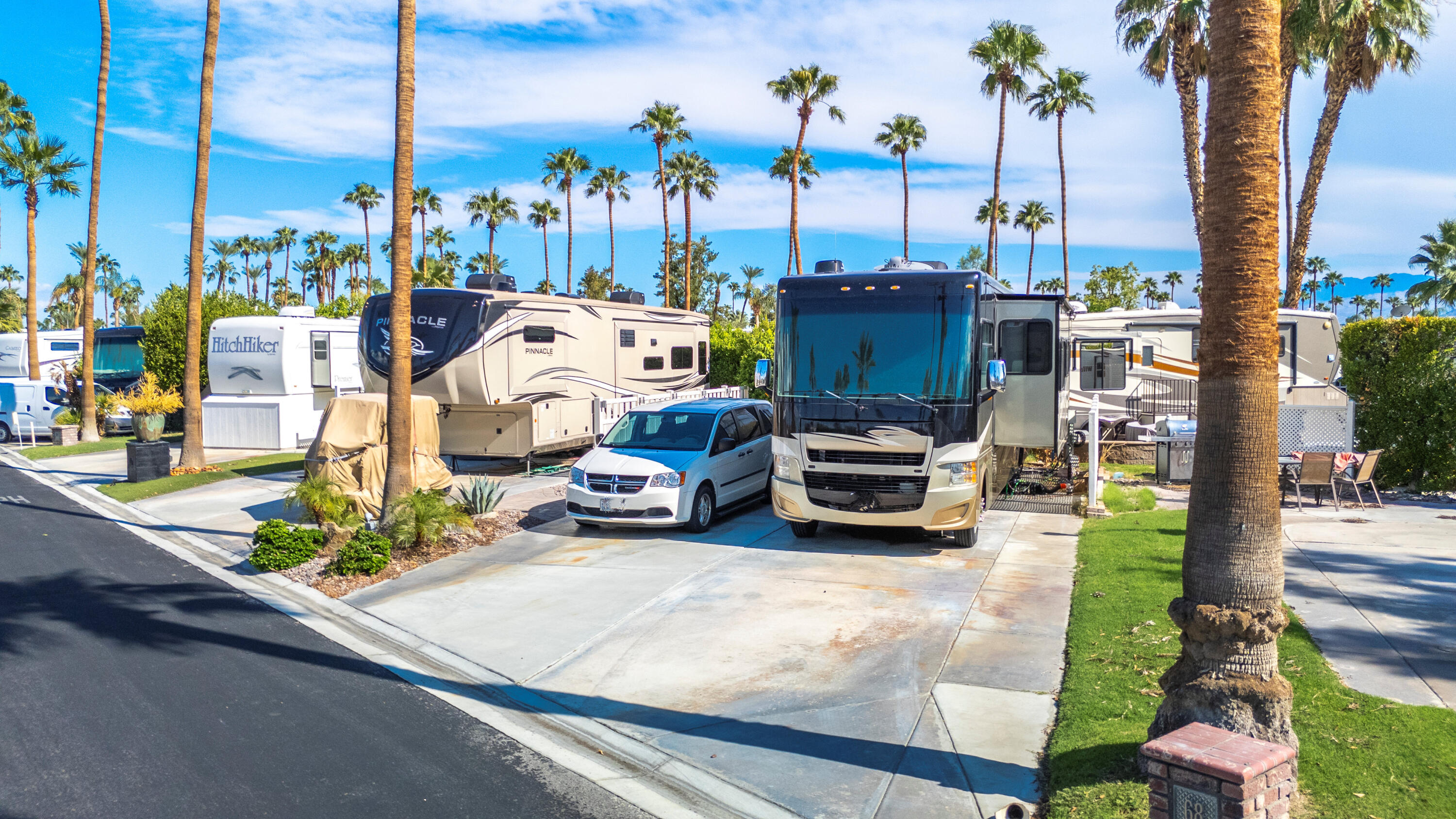 69411 Ramon Road, Unit 69 Cathedral City, CA 92234 - Photo 3 of 48 a car parked on the side of a street