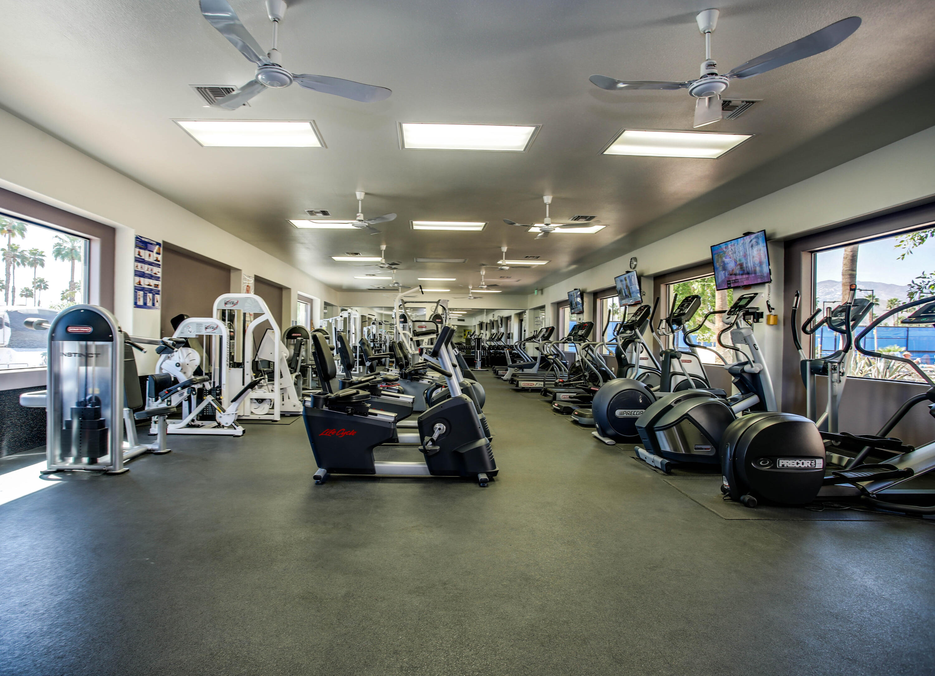 69411 Ramon Road, Unit 69 Cathedral City, CA 92234 - Photo 45 of 48 a view of a room with gym equipment
